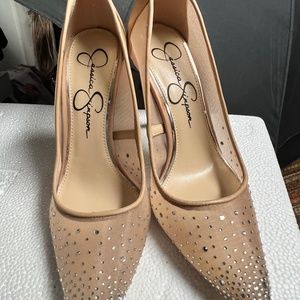 Jessica Simpson Rhinestones Heels